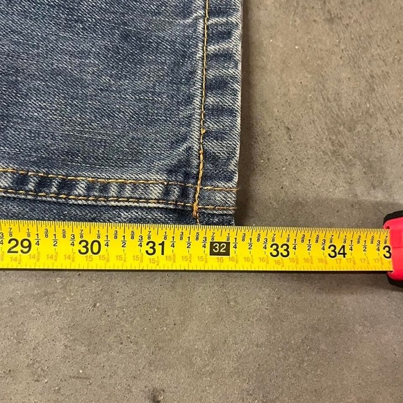 Y2K Baggy‎ Billabong Straight Leg Jeans size 34x32 - Picture 5 of 6